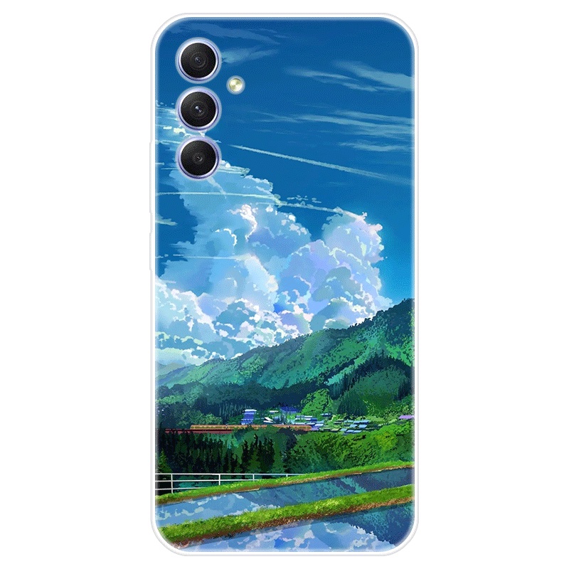 Ốp Điện Thoại TPU Dẻo Họa Tiết Hoạt Hình Dễ Thương Cho Samsung Galaxy A34 5G Samsung A34 2023