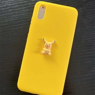 Ốp điện thoại hình Pikachu cho Samsung A71 A01 A03S A32 A10S A51 A50 A30S A20 A30 A02 M02 A7 2018 A02S J5 Prime