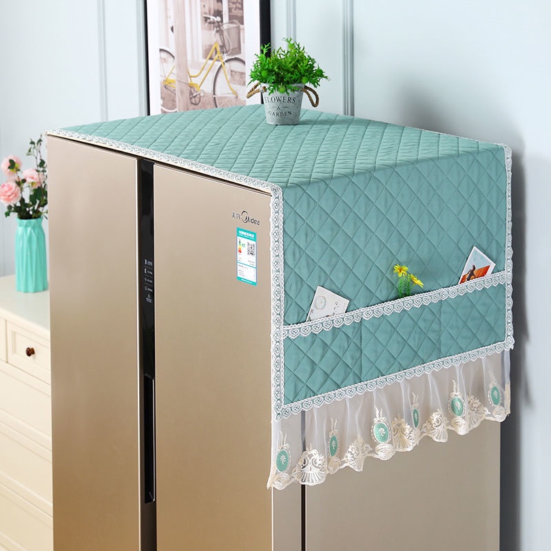 Tấm Phủ Máy Giặt / Tủ Lạnh / Tủ Lạnh Chống Trượt / Bụi Bẩn Phong Cách Mới 2023 Ốp♥Tấm Phủ Tủ Lạnh Chống Bụi Bẩn Tiện Dụng