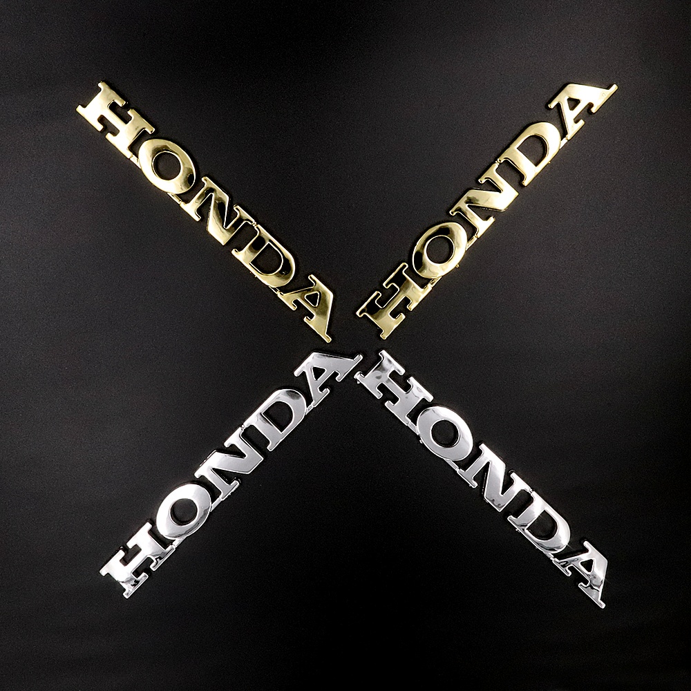 Cặp Nhãn Dán 3D Trái Phải Ba Chiều Trang Trí Xe Hơi Honda