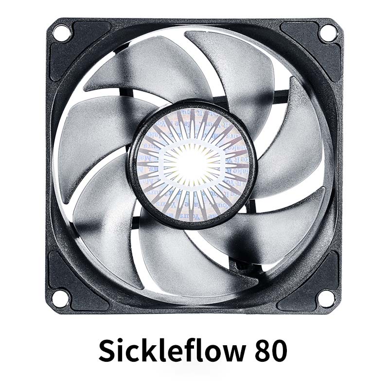 COOLER MASTER Quạt Tản Nhiệt Master Sicklelow 80 92 Cánh Cong 80mm 92mm PWM Cho Vỏ Máy Tính