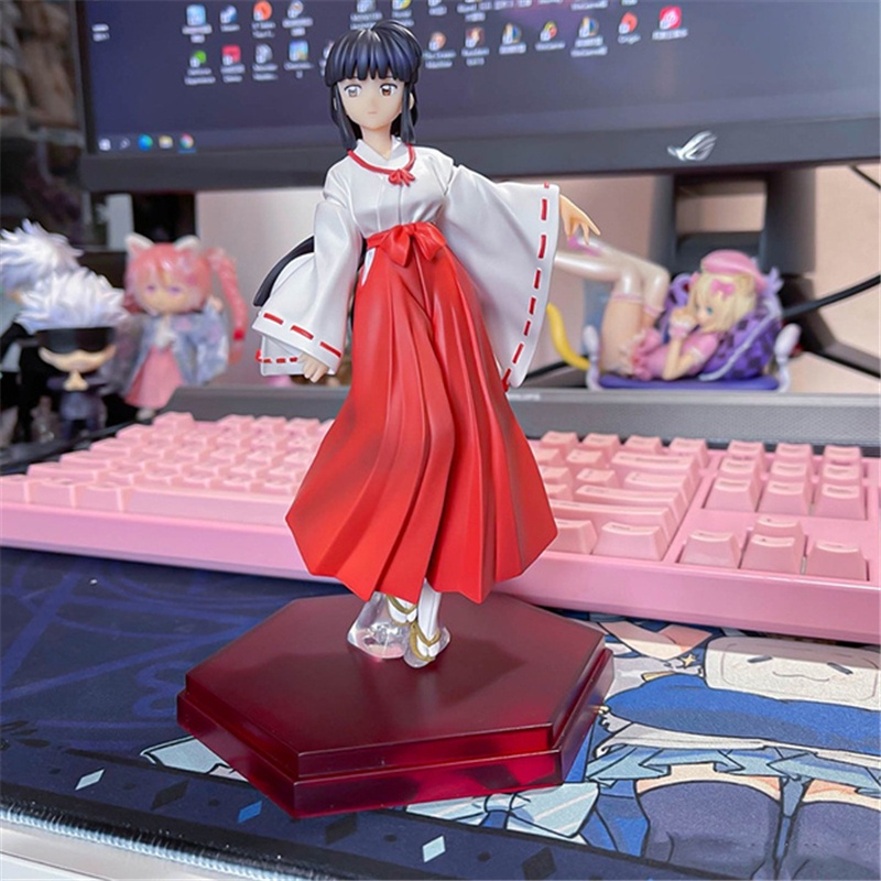 Mô Hình Nhân Vật InuYasha Kikyo 17cm Bằng PVC Trang Trí Bàn Làm Việc