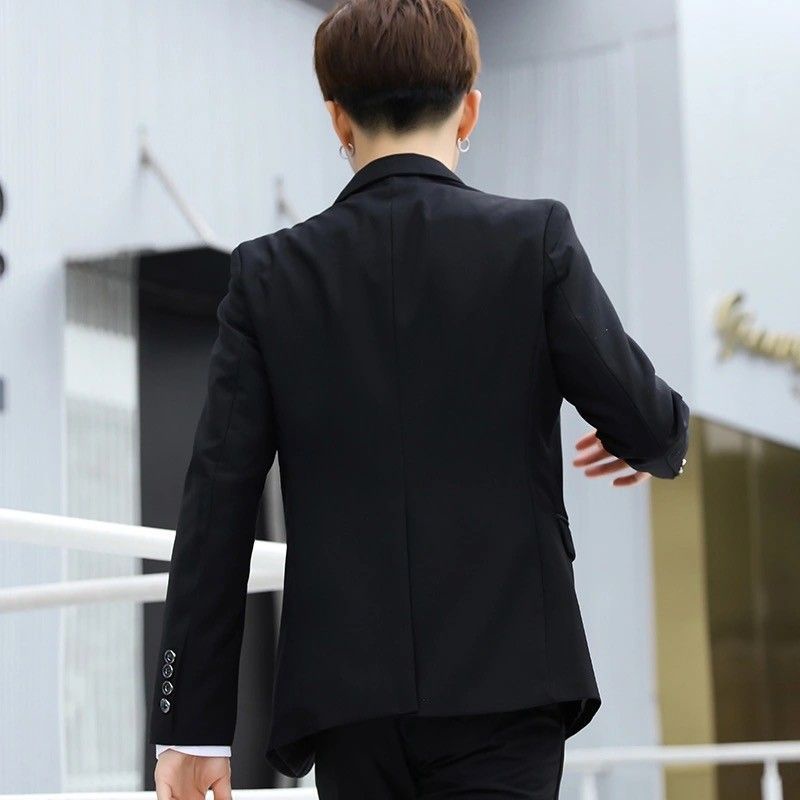 Set Đồ Vest Ba Món Phong Cách Hàn Quốc Cho Nam Sinh