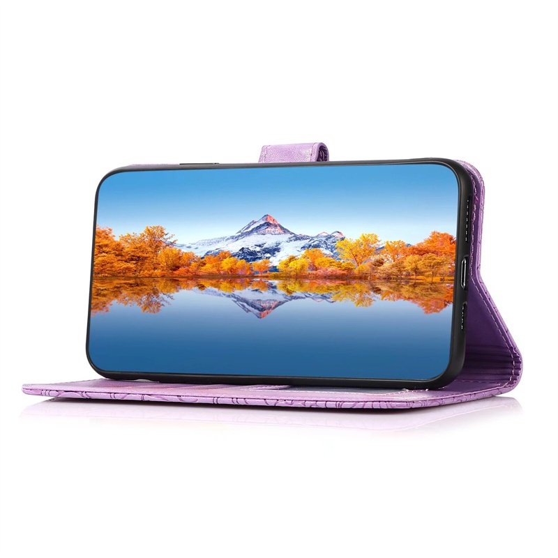 Ốp Điện Thoại Da Gập Hoạt Hình Cho Huawei P20 P30 Lite Pro Nova 3e 4e 8se 7pro