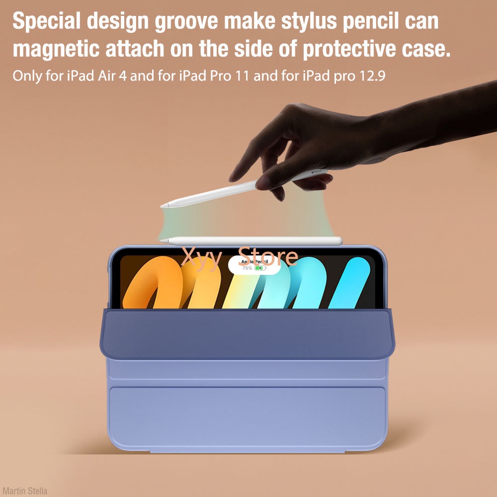 Bao Da Máy Tính Bảng Nắp Lật Cho ipad Mini 6 2021 Air 5 Air 4 10.9 inch 10.2 9.7 9th 8th 7th 6th 5th Air 1 2 Ốp