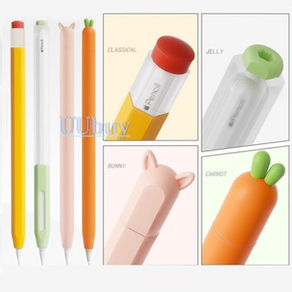 Ốp Silicon Tương Thích Cho iPad Apple Pencil Pro 2 1 Gen Body Case 2nd 1st Touch Stylus Pen Cover Siêu Mỏng Chống Trơn Trượt Vỏ Bảo Vệ