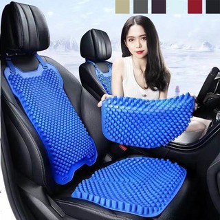 Đệm Gel Silicon Tổ Ong Làm Mát Giảm Đau Bảo Vệ Cột Sống Lưng Cho Ghế Ngồi Xe Hơi / Văn Phòng