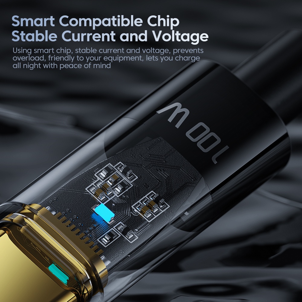 Dây Cáp Sạc Nhanh 100W USB Type C 20W 12W 6A 5A 3A 2.4A Cho Android / Máy Tính Bảng / Laptop