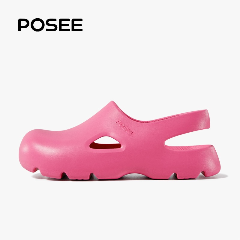 Poee Dép Bít Mũi Đế Dày Chống Trượt Chống Va Chạm Thời Trang Mùa Hè p27507s Cho Nữ