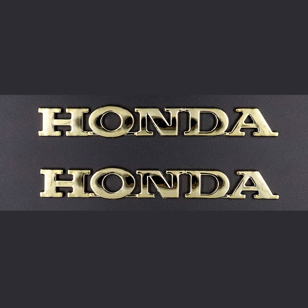 Cặp Nhãn Dán 3D Trái Phải Ba Chiều Trang Trí Xe Hơi Honda