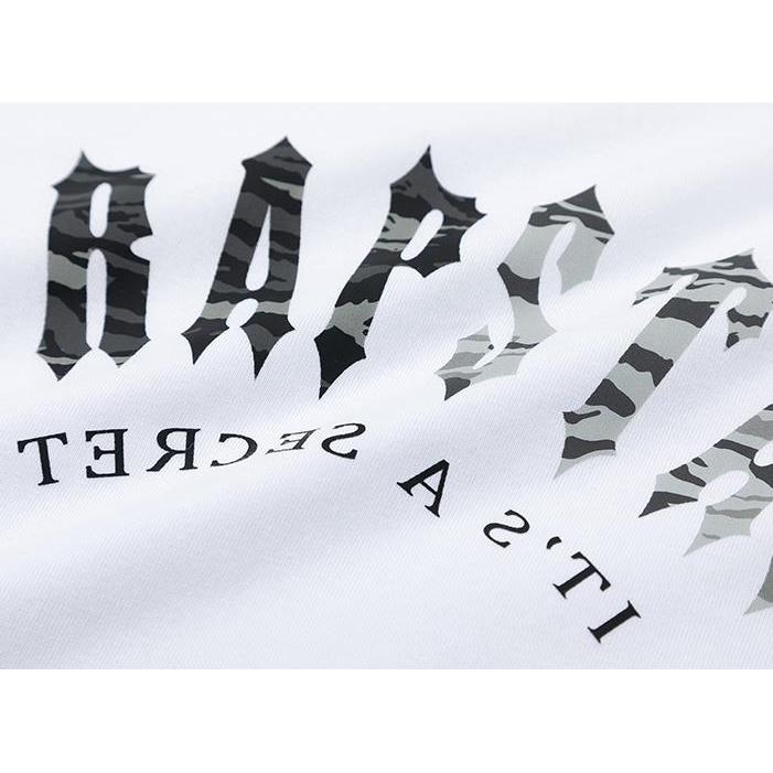 Mới Áo Thun Unisex Ngắn Tay In Họa Tiết Trapstar Ngụy Trang