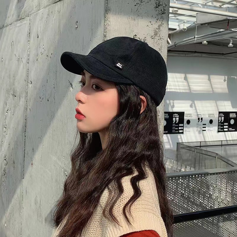 Mũ lưỡi trai THE CAPAL màu trơn phong cách Hàn Quốc cho nam nữ