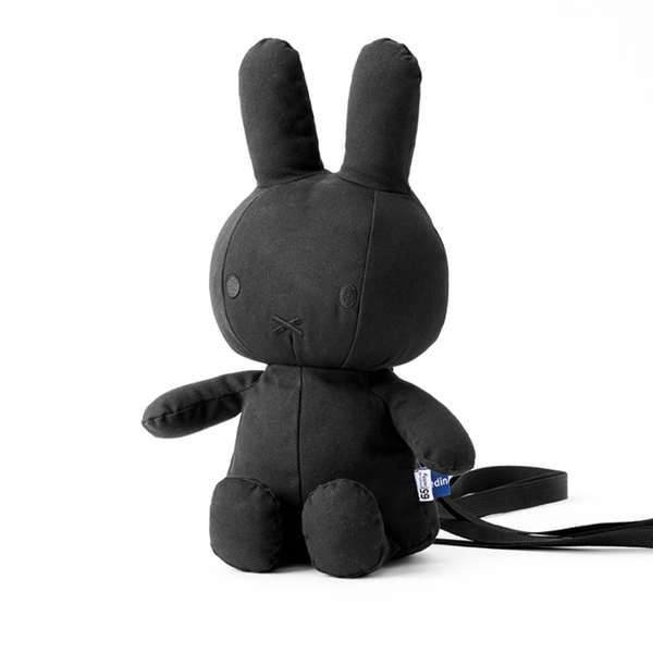 Le Ding 2021 Túi Xách Hình Búp Bê Thỏ Miffy Màu Đen Cá Tính Hợp Thời Trang Dễ Phối Đồ Hai Công Dụng Dành Cho Bạn Nữ