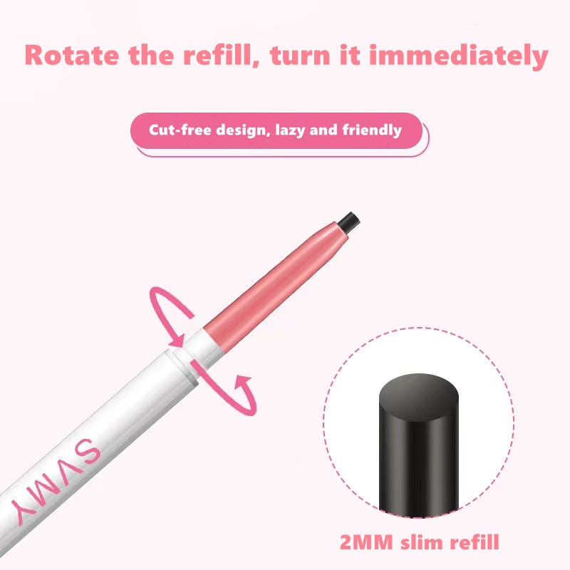 Bút Kẻ Mắt / Lông Mày SVMY Dạng Gel Siêu Mỏng Mềm Mịn Lâu Trôi Không Thấm Nước Sắc Tố Cao