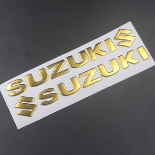 Miếng Dán Logo suzuki 3D Trang Trí Xe Mô Tô