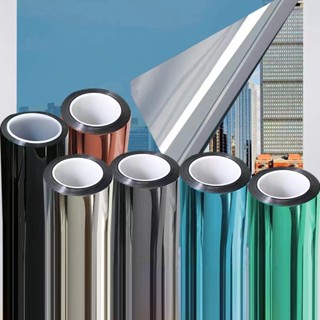 55x100cm Phim cách nhiệt cửa sổ chống nắng , giấy dán kính phản quang cửa kính phòng ngủ,dán kính chống nắng nóng UV