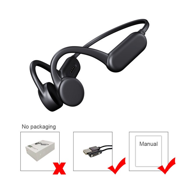 X18 Pro Dẫn xương bơi Tai nghe không dây Bluetooth Tai nghe chống nước IPX8 với RAM 32G Micrô nhạc Mp3