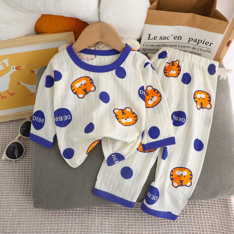 Bộ Đồ Ngủ Pijama 2 Món Bằng cotton Cho Bé