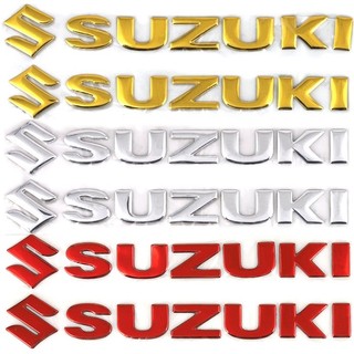 Miếng Dán Logo suzuki 3D Trang Trí Xe Mô Tô