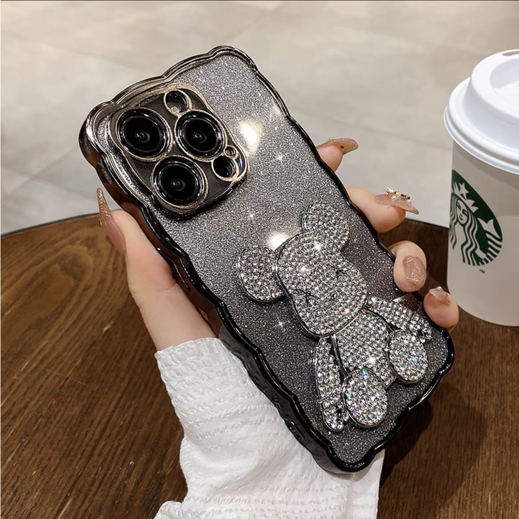 Ốp Điện Thoại In Hình Gấu Hoạt Hình Cho compatible for iPhone 14 pro max 13 12 pro 11 x xr xs max 7 8 plus