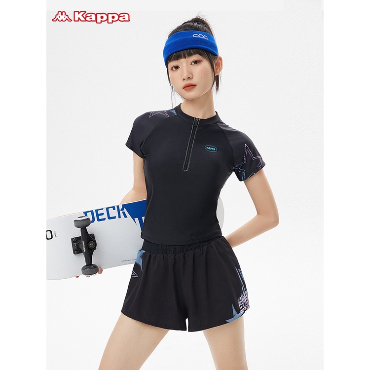 Bộ Đồ Bơi 2 Mảnh Kappa Tay Lửng Chuyên Nghiệp Cho Nữ