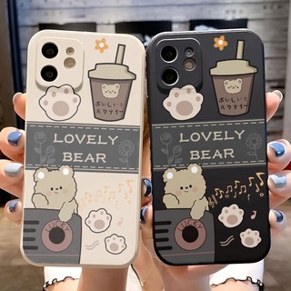 Ốp Điện Thoại Hình Gấu Và Khối Rubik Cho iphone 14promax 11 13 12 7Plus X XS Max