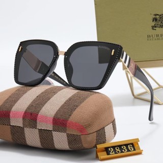 2023 New Luxury High-end Burberry Sunglasses Men Women Brand Designer Square Sun Glasses For Female Shades 2836