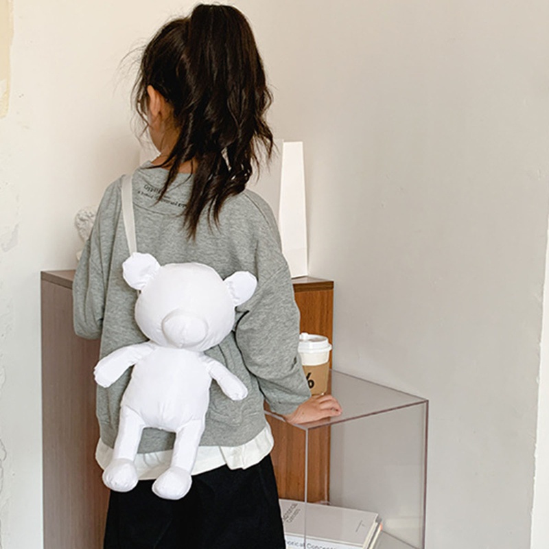 Túi Đeo Chéo Hình Gấu Nhỏ Phong Cách Vintage Thời Trang Mùa Hè