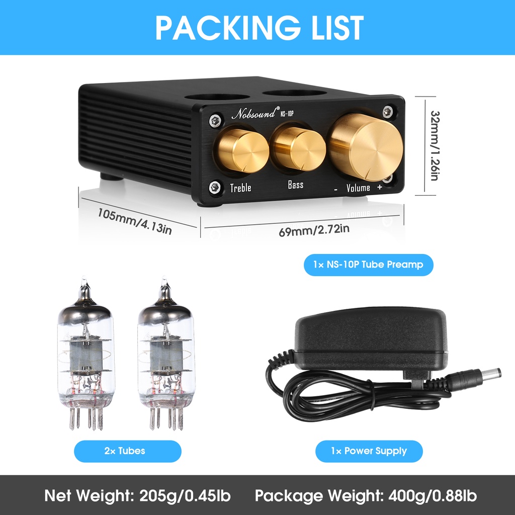 Bộ Khuếch Đại Âm Thanh Mini NS-10P HiFi 6J1 Chất Lượng Cao