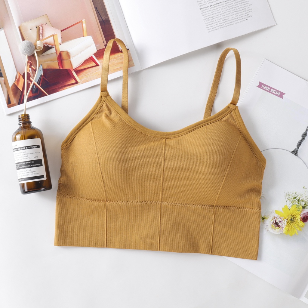 Mới Áo Ngực Thể Thao Không Gọng Không Đường May Thời Trang Cao Cấp Cho Nữ