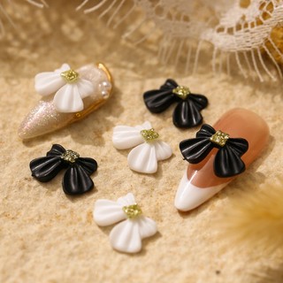 Set 5 Nơ Bướm 3d Đính Móng Nghệ Thuật