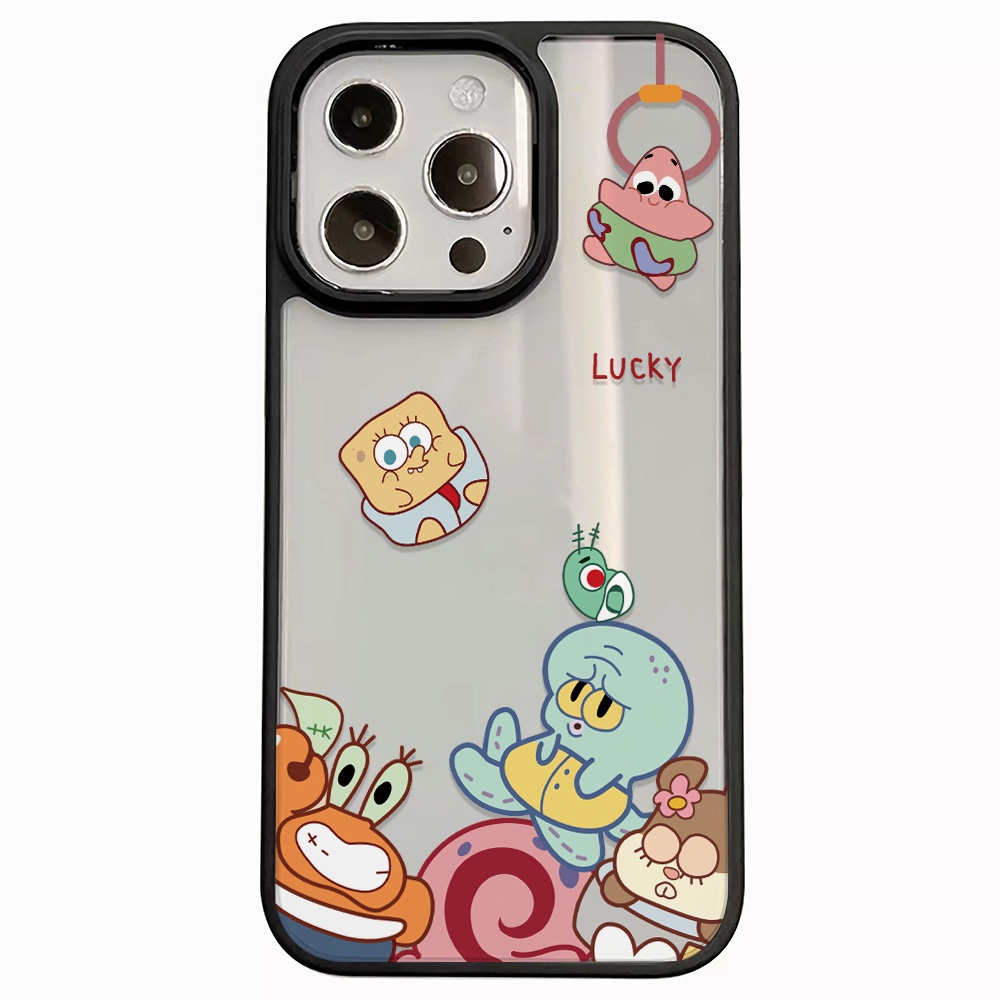Ốp Điện Thoại Nhựa Acrylic Cứng Trong Suốt In Hình Patrick Star Cho iphone 14promax 11 13 12 7Plus 8 X XS Max