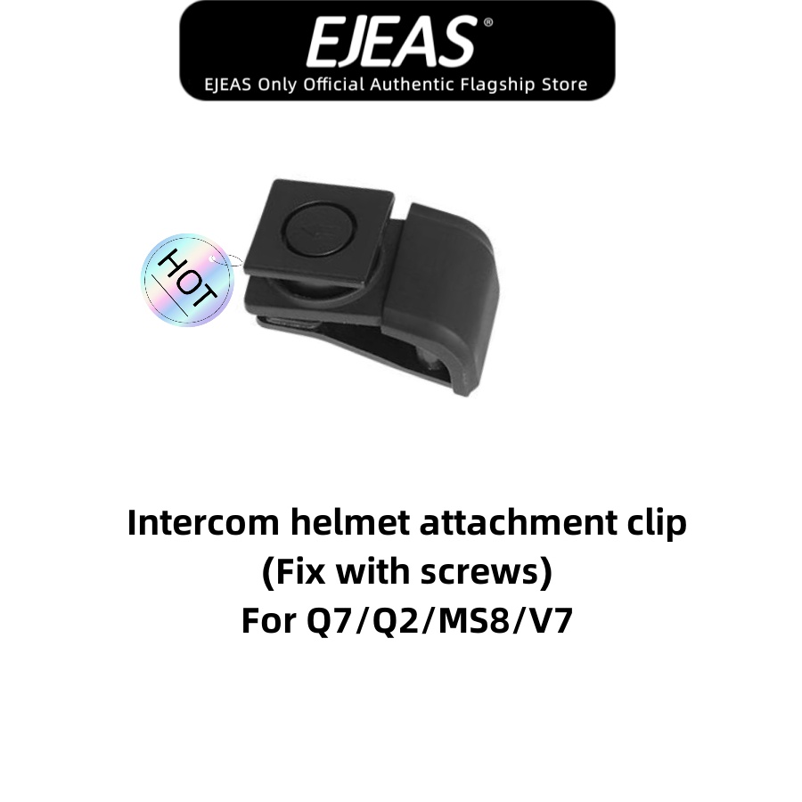EJEAS Kẹp Tai Nghe Bluetooth Gắn Mũ Bảo Hiểm Xe Máy Q7 Cho Shoei AGV KYT Yamaha Honda Forza 250