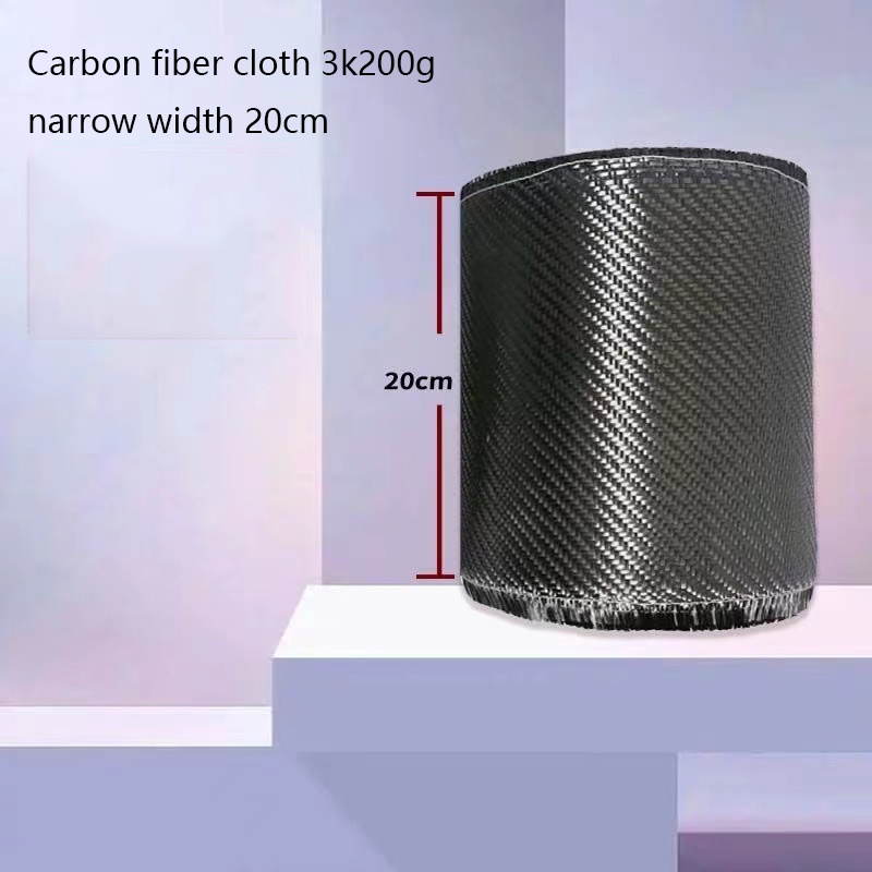 Vải Dệt Sợi carbon 3k 200g 20 / 30cm Tự Làm Trang Trí Ngoại Thất Xe Hơi