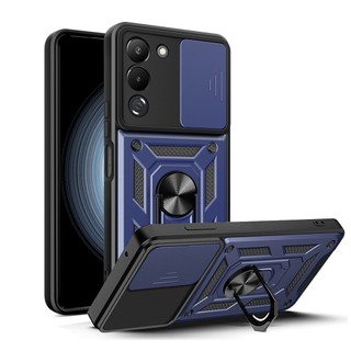 Ốp bảo vệ ống kính Giáp chống sốc Infinix Note 12 G96 2023 Note 30 40 50 Pro + Plus 40S 50S 50X 4G 5G Vỏ VIP Xe hơi Từ tính Nhẫn Đứng Đẩy Kéo Camera Bảo vệ