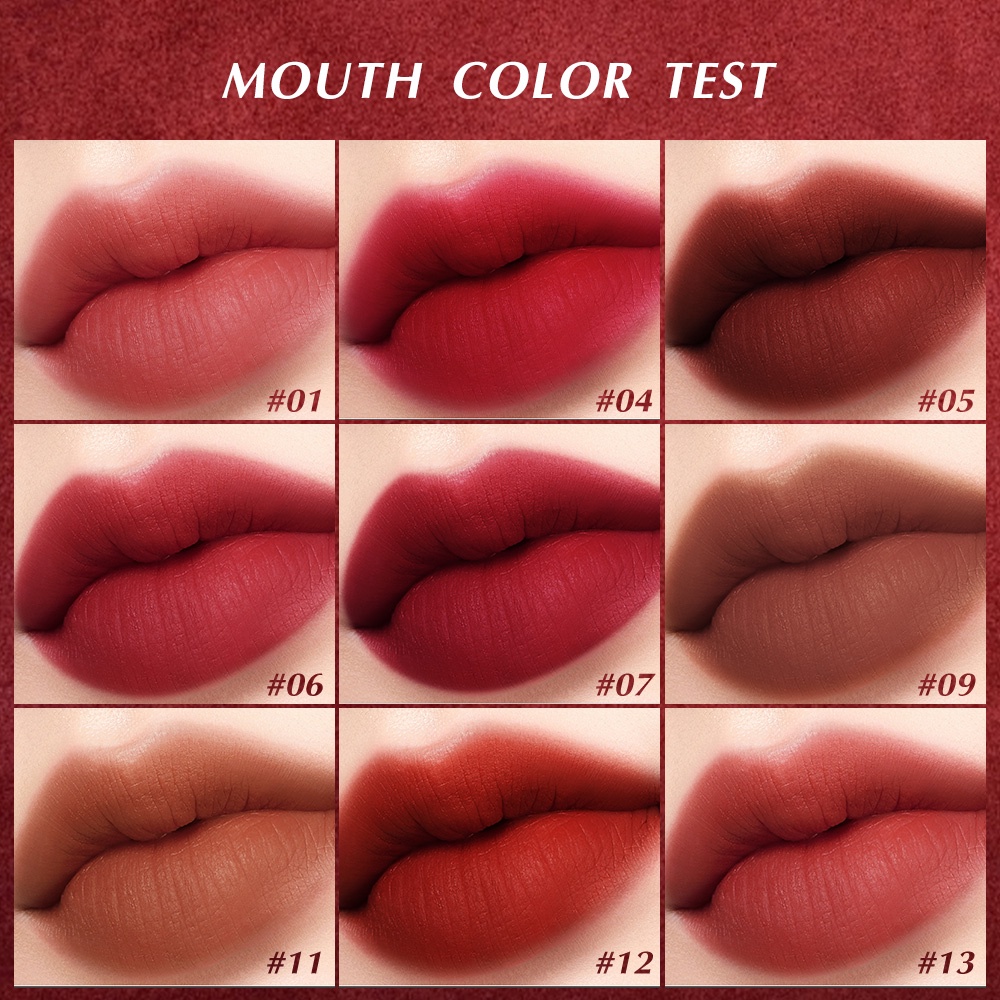 Son Môi SANIYE Chống Thấm Lâu Phai 8 Màu Mờ Thời Trang L1181