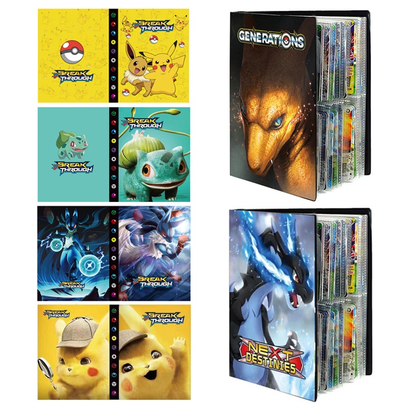 Album Sưu Tầm Thẻ Bài Pokemon 2023 240 Thẻ Game VMAX GX EX