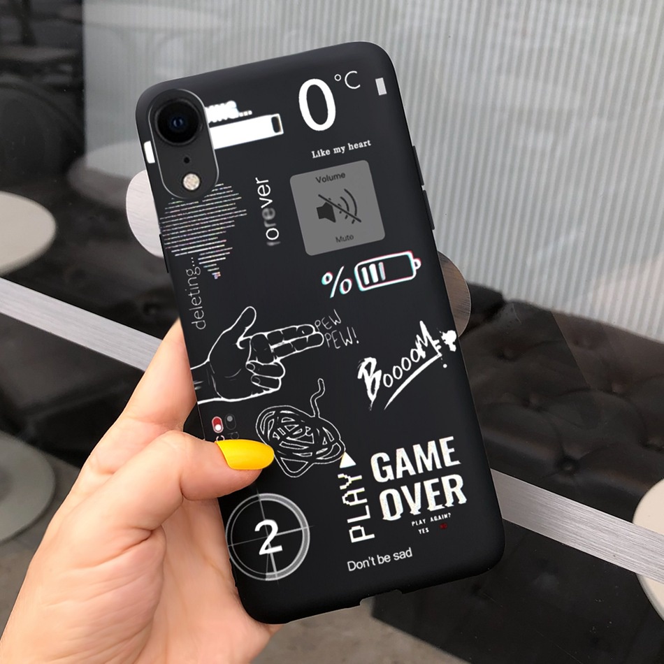 Ốp Điện Thoại TPU Dẻo Họa Tiết Hoạt Hình Dễ Thương Cho iPhone XR X XS Max iPhoneXr X iPhoneXs Max