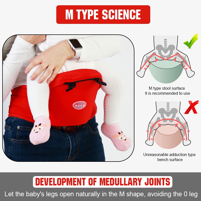 Địu Em Bé Vải Cotton Dây Đeo Trẻ Em, Thoáng Khí Và Thoải Mái, Có Thể Đeo Thuận Tiện, Có Ngăn Đựng Đồ, Nâng Cấp Mới