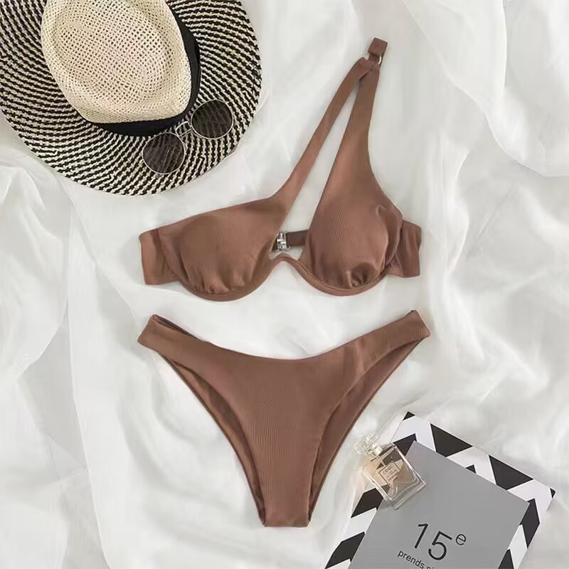 Bikini Một Mảnh Khoét Vai Gợi Cảm Cho Nữ