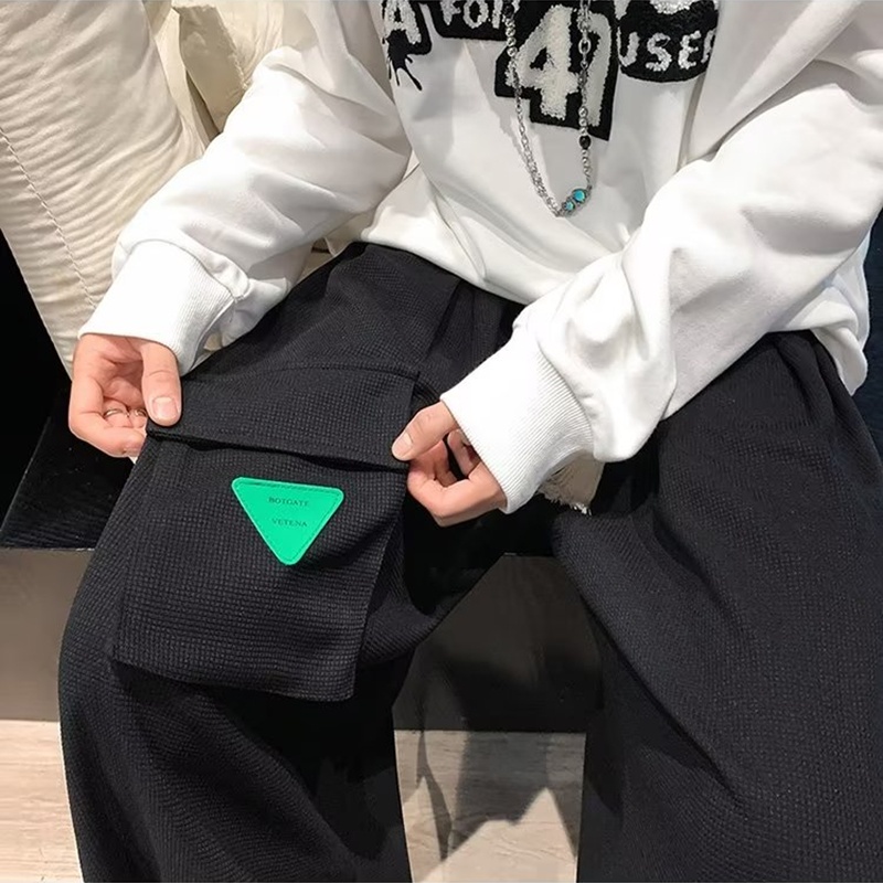 Quần Yếm Màu Trơn Có Túi Lớn Phong Cách Hàn Quốc Thời Trang Xuân Thu Cho Nam Và Nữ