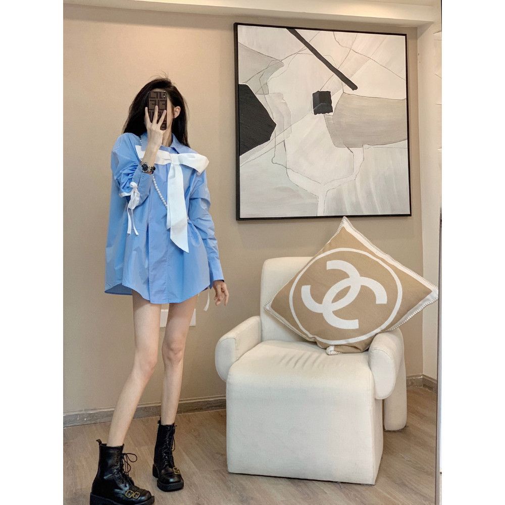 Áo Sơ Mi Cao Cấp Dáng Rộng Phong Cách Hong Kong Thời Trang Mùa Thu 2023 Mới 2022