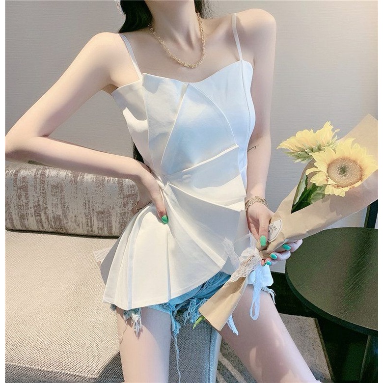 Áo Hai Dây Dáng Ôm Phong Cách Thời Trang Mới Mùa Hè 2023 Cho Nữ