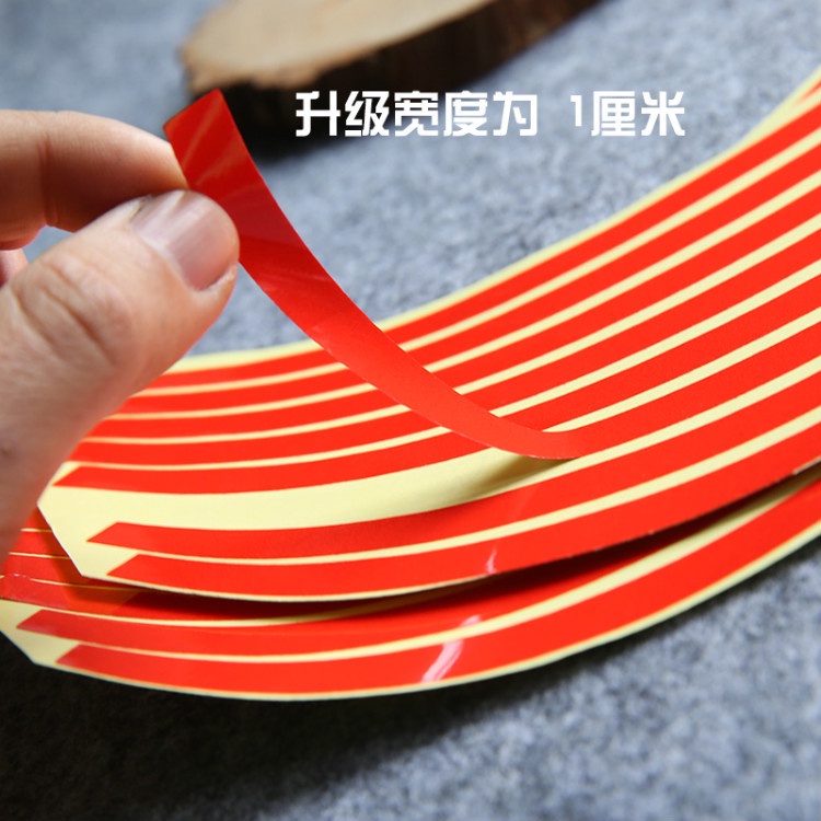 Set 16 Miếng Dán Viền Bánh Xe Mô Tô  fit to 17 / 18 inch Chống Thấm Nước