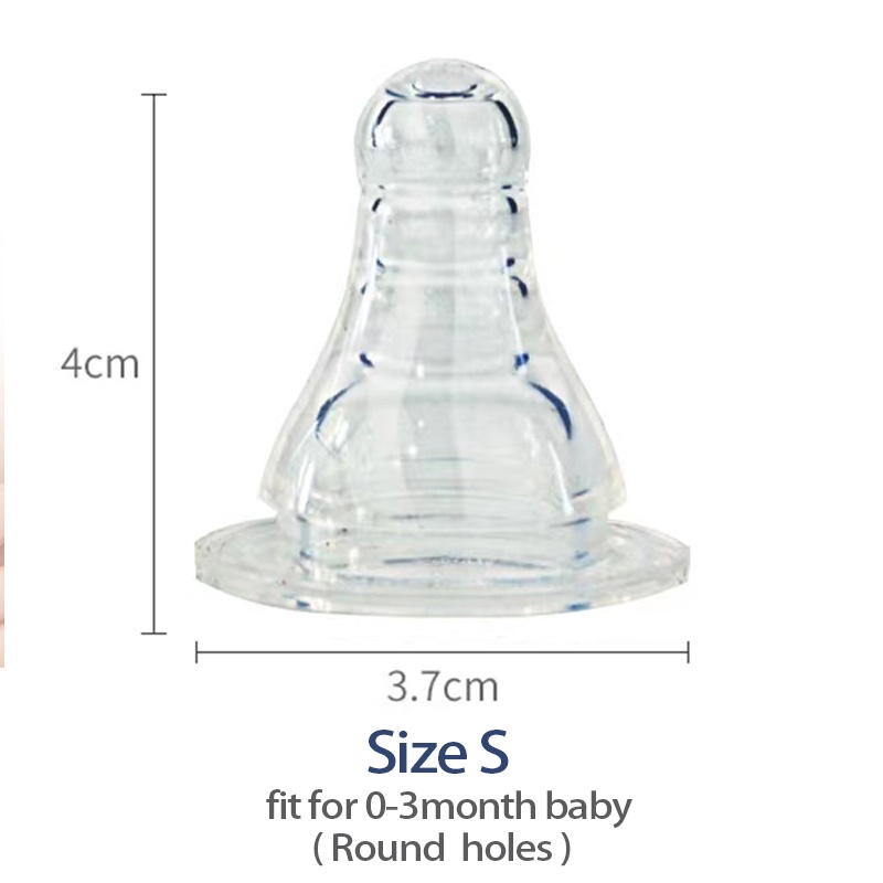 Núm Vú Giả Tiêu Chuẩn Chống Tràn Cho Bình Sữa Em Bé