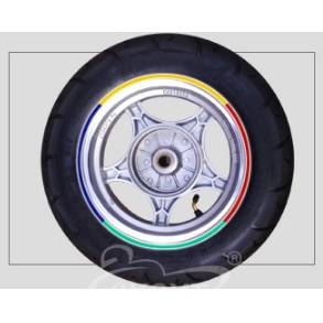 Set 16 Miếng Dán Viền Bánh Xe Mô Tô  fit to 17 / 18 inch Chống Thấm Nước
