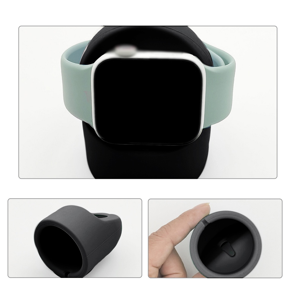 Đế Sạc Silicone Cho Đồng Hồ Thông Minh Apple Watch Series 27mm-32mm