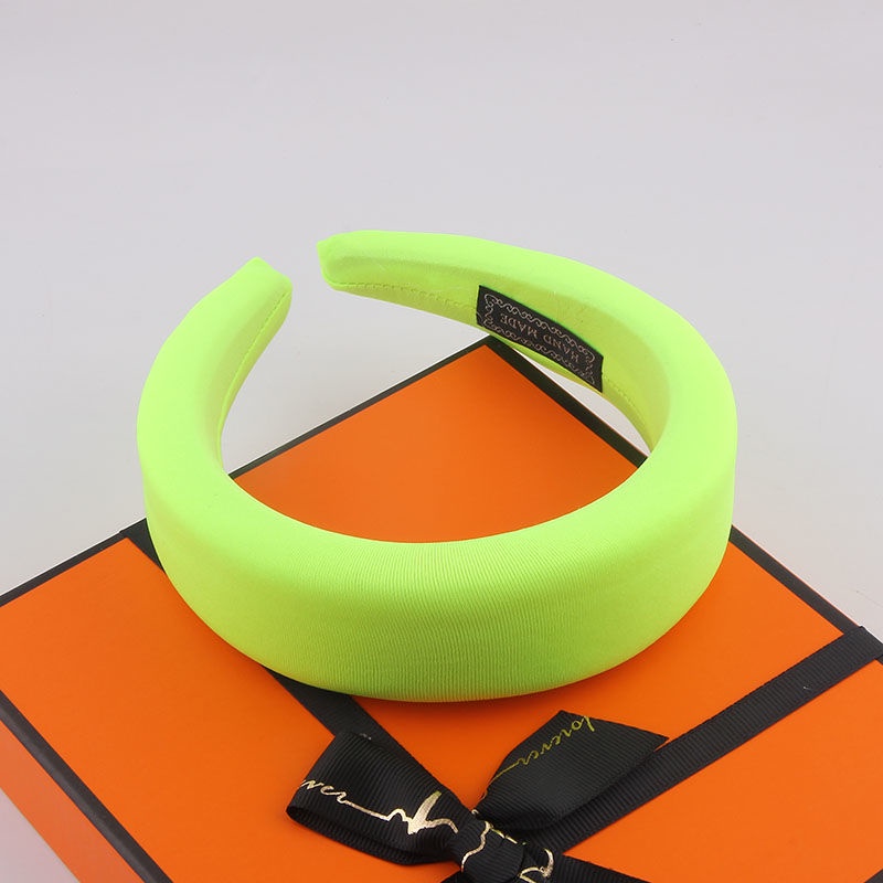 Băng Đô Cài Tóc Bản Rộng Màu Trơn Thời Trang Cho Nữ