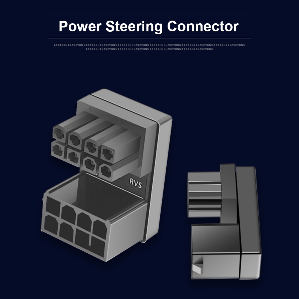 Đầu Chuyển Đổi ATX 8Pin 6Pin Female Sang 8Pin 6Pin Male 180 Độ Cho Máy Tính Bàn GPU