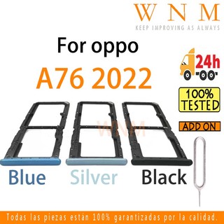 Khay sim đựng thẻ cho oppo a76 2022 a36 bộ chuyển đổi thẻ sim thẻ sim với micro sd thẻ khe cắm khay adapter một phần thay thế